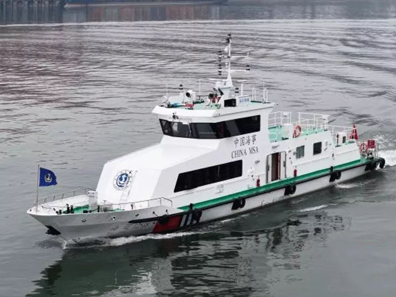 First New Energy Electric Patrol Boat in the Upper Yangtze River Enters Service